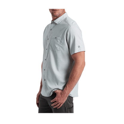 KUHL MEN'S PERSUADR SHORT SLEEVE SHIRT - NATURAL - SIDE VIEW