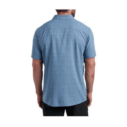 KUHL MEN'S PERSUADR SHORT SLEEVE SHIRT - BLUE JAY - BACK VIEW