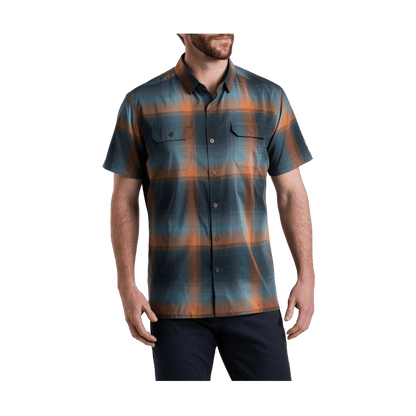 KUHL MEN'S RESPONSE SHORT SLEEVE SHIRT - REFLECTING LAKE - FRONT VIEW