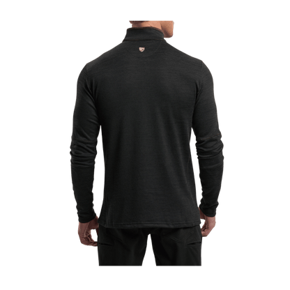 KUHL MEN'S RYZER 1/4 ZIP LONG SLEEVE - DESERT NIGHT - BACK VIEW