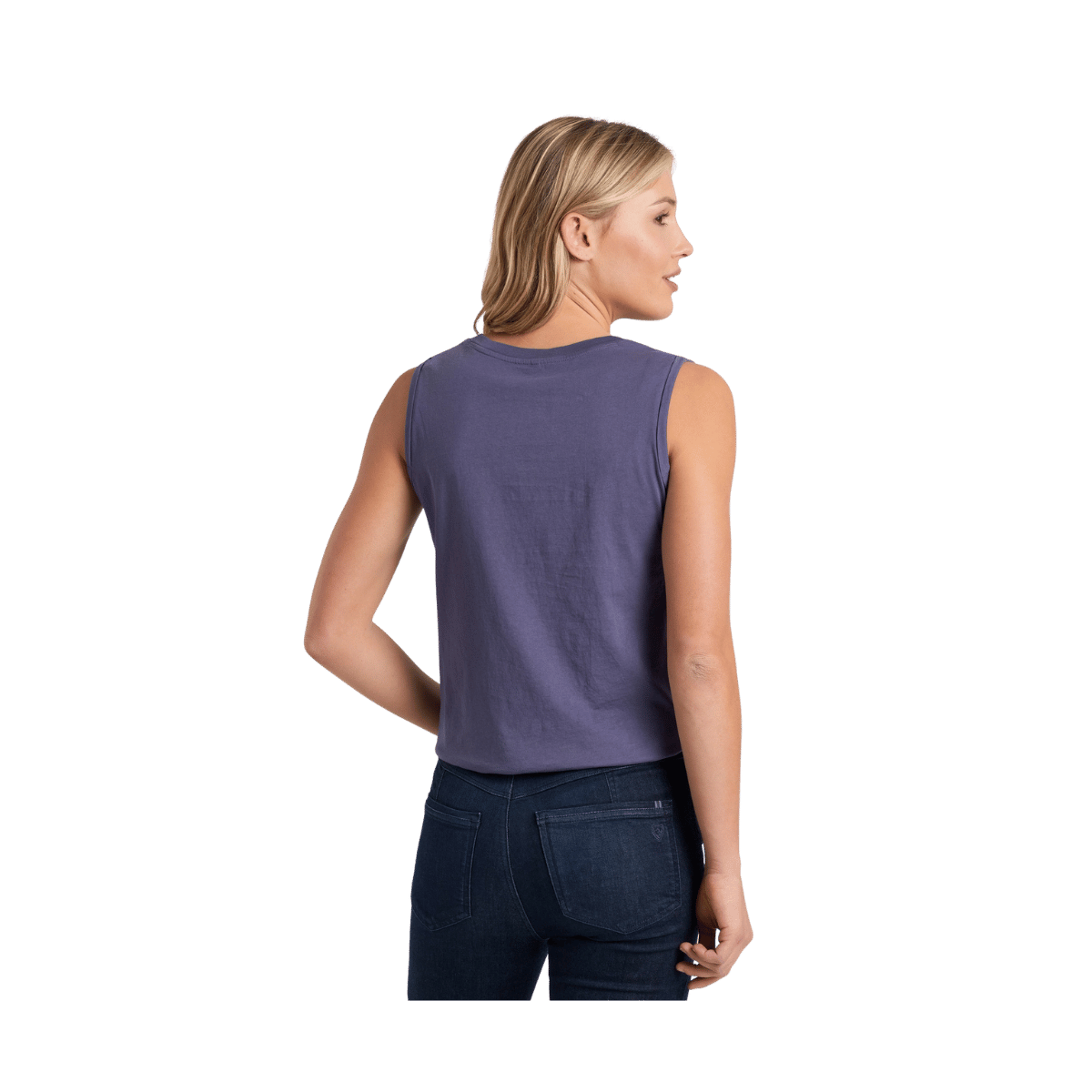 KUHL WOMEN'S VEGA TANK TOP - NOCTURNE - BACK VIEW