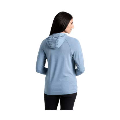 KUHL WOMEN'S ECLIPSER HOODY - BLUEBELL - BACK VIEW