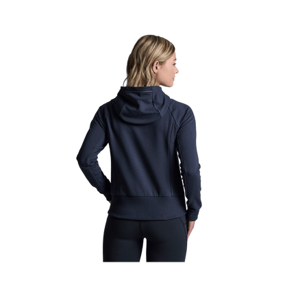 KUHL WOMEN'S KARISMA FULL ZIP HOODY - BLACK - BACK VIEW