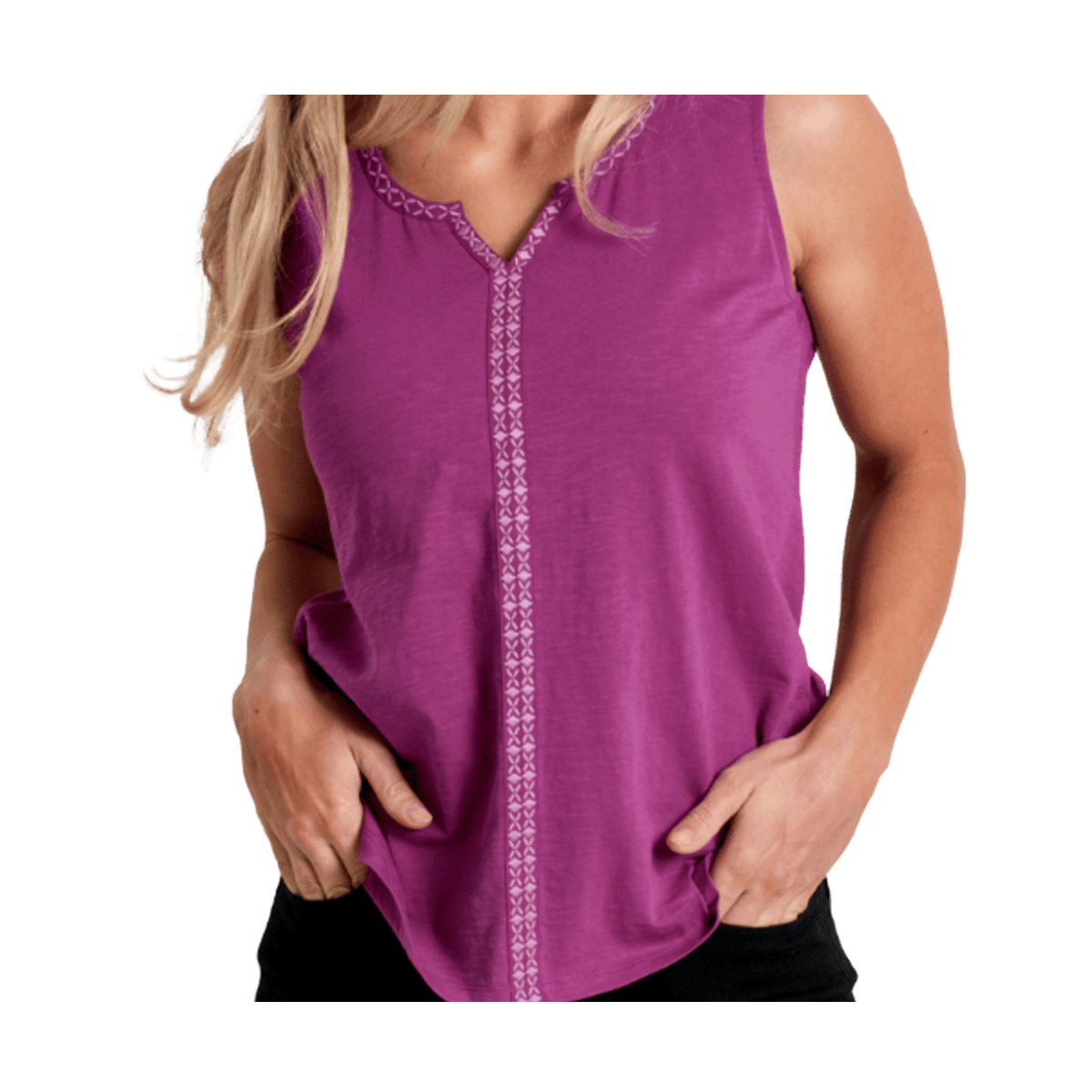 KUHL WOMEN'S SHAY TANK - WILD ORCHID - FRONT VIEW