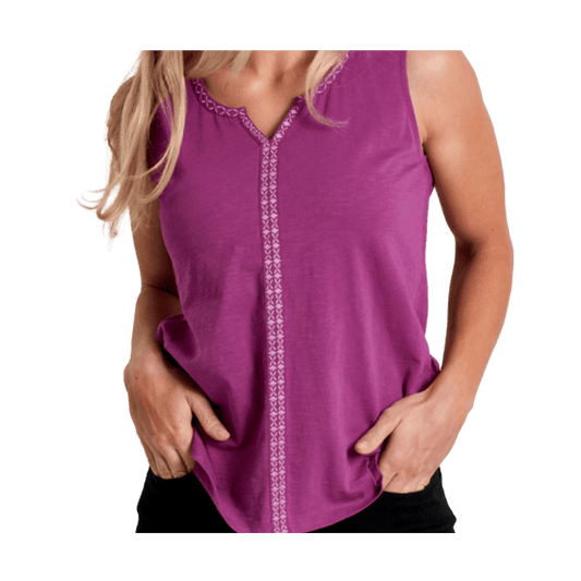 KUHL WOMEN'S SHAY TANK - WILD ORCHID - FRONT VIEW