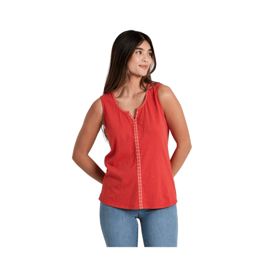 KUHL WOMEN'S SHAY TANK TOPS - SUNSET - FRONT VIEW