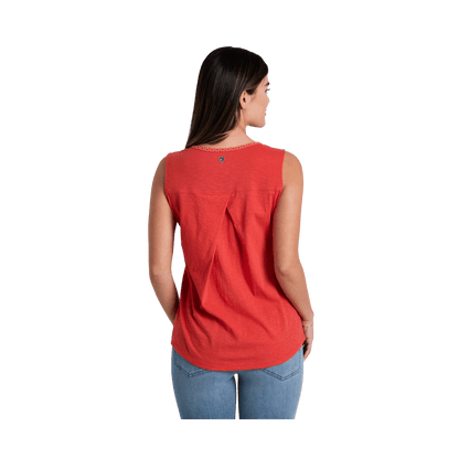 KUHL WOMEN'S SHAY TANK TOPS - SUNSET - BACK VIEW