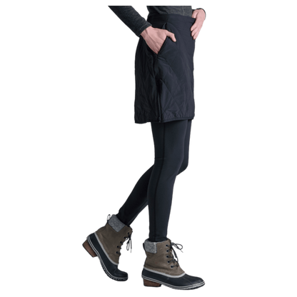 KUHL WOMEN'S AEROLIGHT SKIRT - RAVEN - SIDE VIEW WW