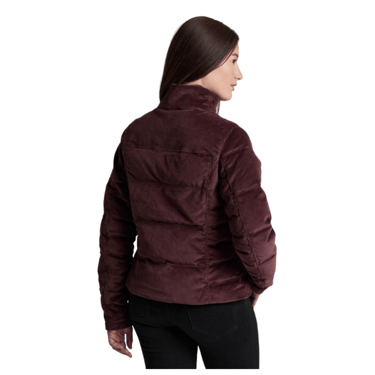 KUHL WOMEN'S ASTRID DOWN JACKET - RAISIN - BACK VIEW