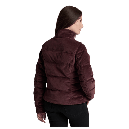 KUHL WOMEN'S ASTRID DOWN JACKET - RAISIN - BACK VIEW