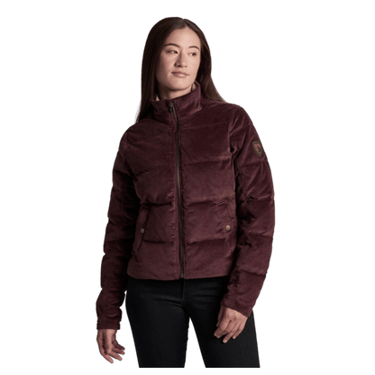 KUHL WOMEN'S ASTRID DOWN JACKET - RAISIN - FRONT VIEW