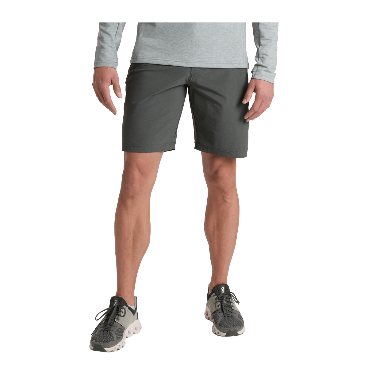 KUHL DECEIVR SHORT 9'' - CARBON - FRONT VIEW