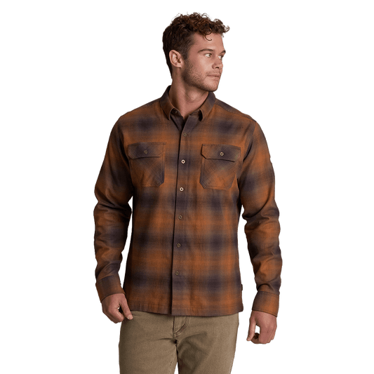 KUHL DILLINGR FLANNEL LS RUSTED SUN