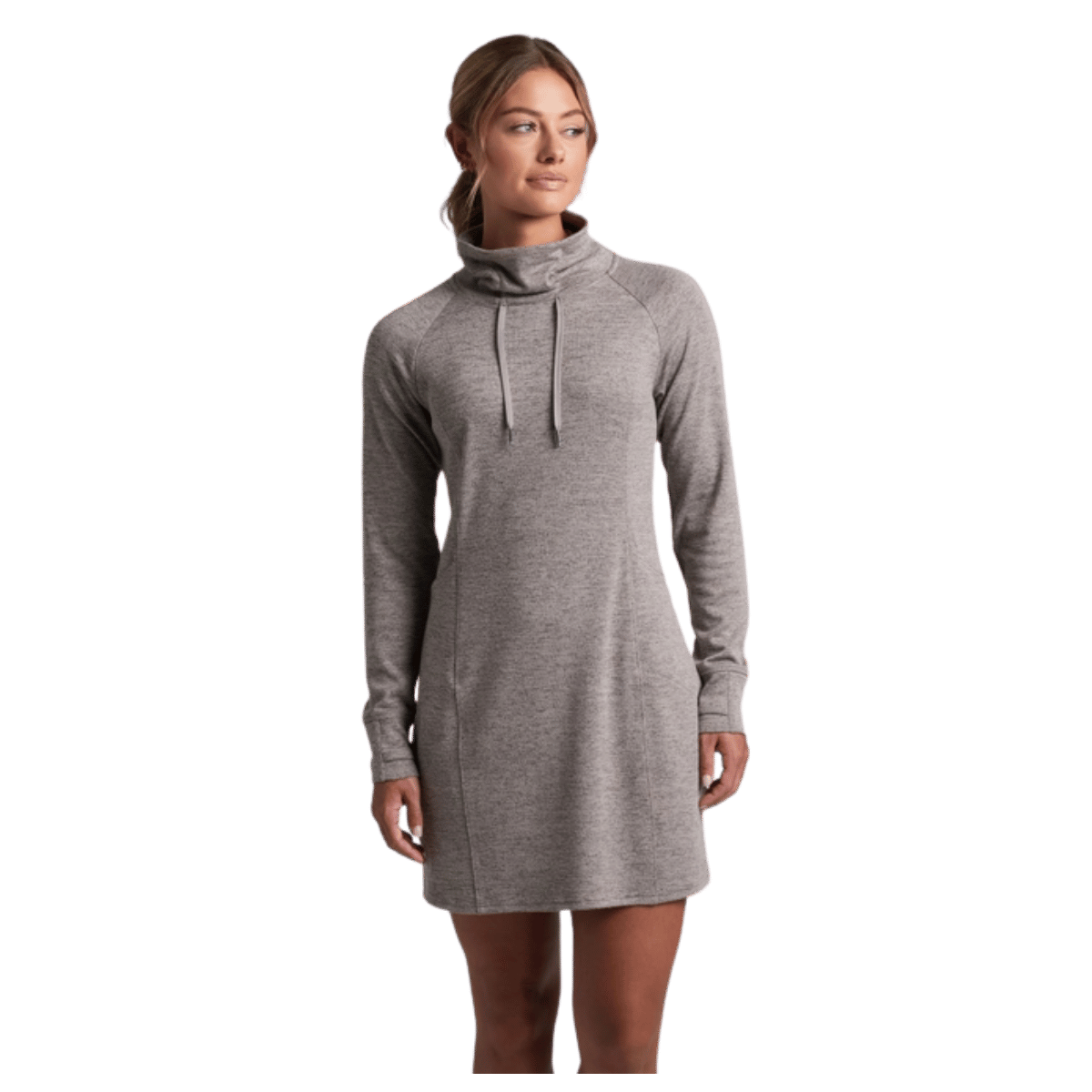 KUHL WOMEN'S ELIA SWEATER-KNIT DRESS - QUARTZ_FRONT