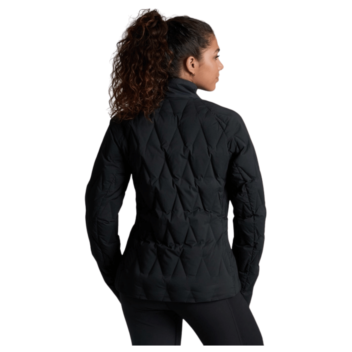 KUHL WOMEN'S FIRESTORM DOWN JACKET - BLACKOUT - BACK VIEW