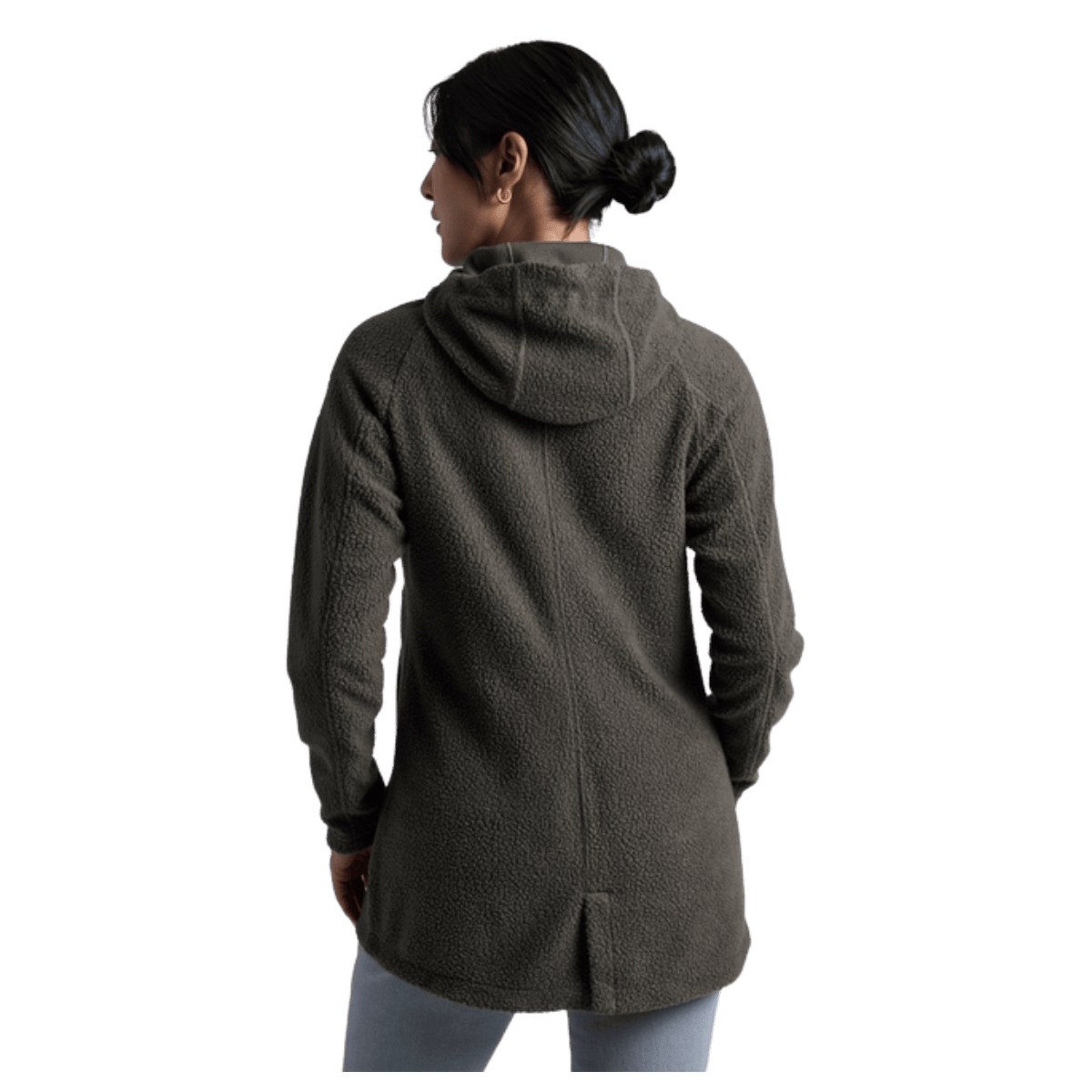 KUHL WOMEN'S HYGGE LONG JACKET - VINE - BACK VIEW WW