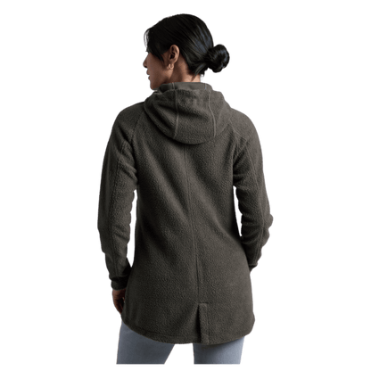 KUHL WOMEN'S HYGGE LONG JACKET - VINE - BACK VIEW WW