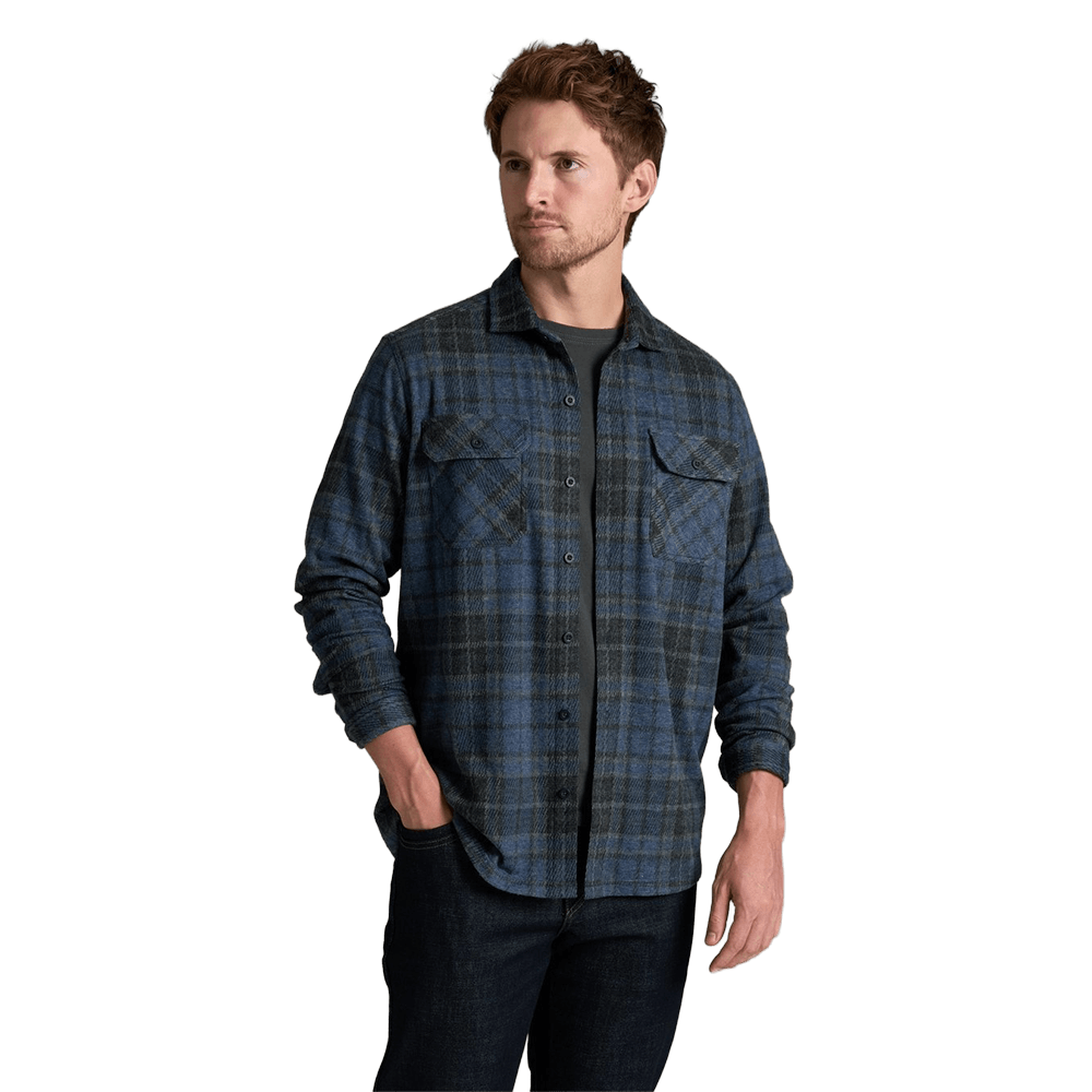 KUHL INNOVATR KNIT FLANNEL- STORMY BLUE