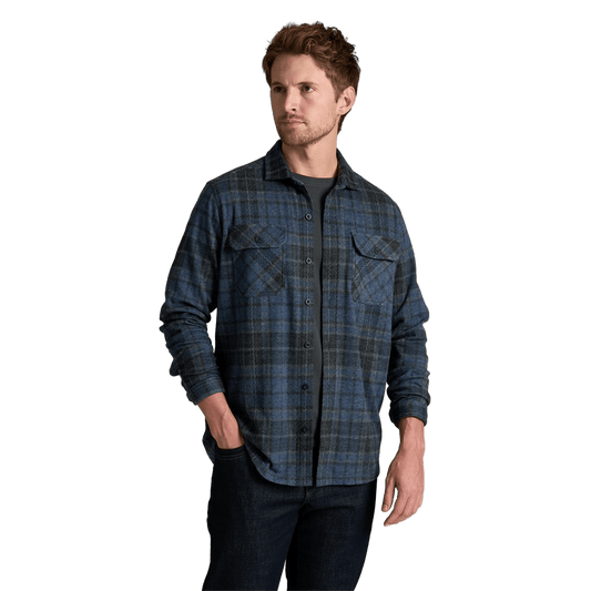 KUHL INNOVATR KNIT FLANNEL- STORMY BLUE