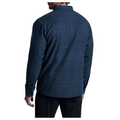 KUHL MEN'S JOYRYDR FLANNEL SHIRT-JACKET - INK - BACK VIEW WW