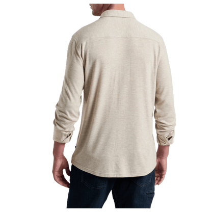 KUHL INNOVATR ITALIAN KNIT FLANNEL FLEECE - NATURAL_BACK