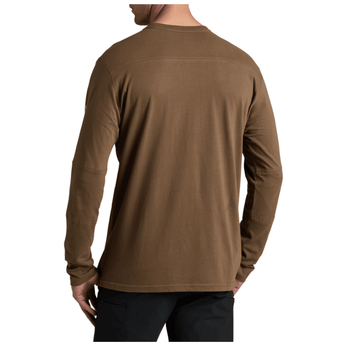 KUHL MEN'S ORGANIC COTTON BRAVADO LONGSLEEVE - KANTEEN - BACK VIEW WW