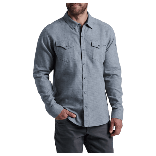 KUHL MEN'S DISPUTR LONG SLEEVE - SLATE - FRONT VIEW WW
