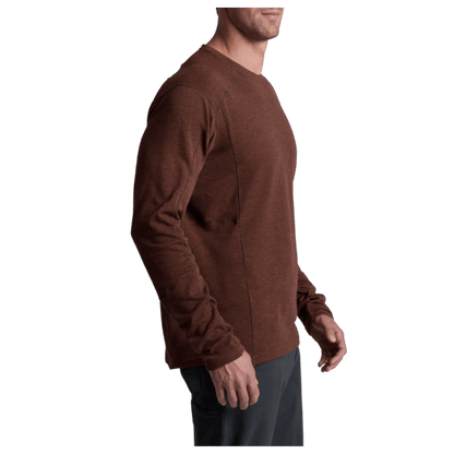 KUHL REACTIV LITE GRID CREW PREMIUM GRAPHENE - RUSTIC BRICK - SIDE VIEW WW