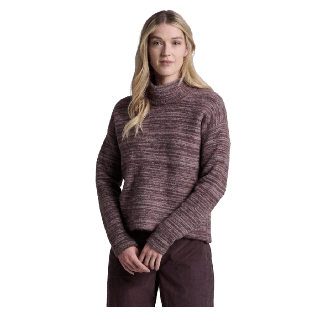 KUHL WOMEN'S NAOMI KNIT SWEATER - FAWN_FRONT
