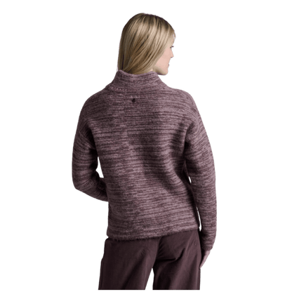 KUHL WOMEN'S NAOMI KNIT SWEATER - FAWN_BACK ANGLE