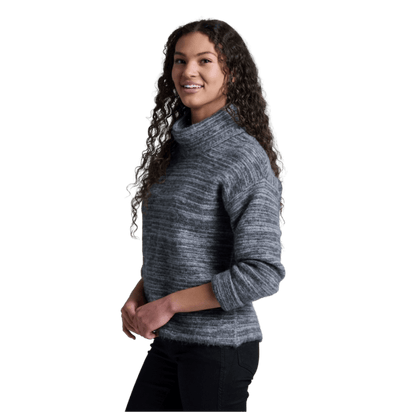 KUHL WOMEN'S NAOMI KNIT SWEATER - SMOKE_SIDE ANGLE