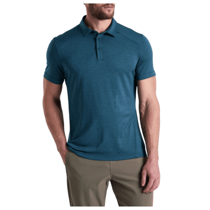 KUHL MEN'S SHADOW POLO SHIRT - PIRATE BLUE_FRONT