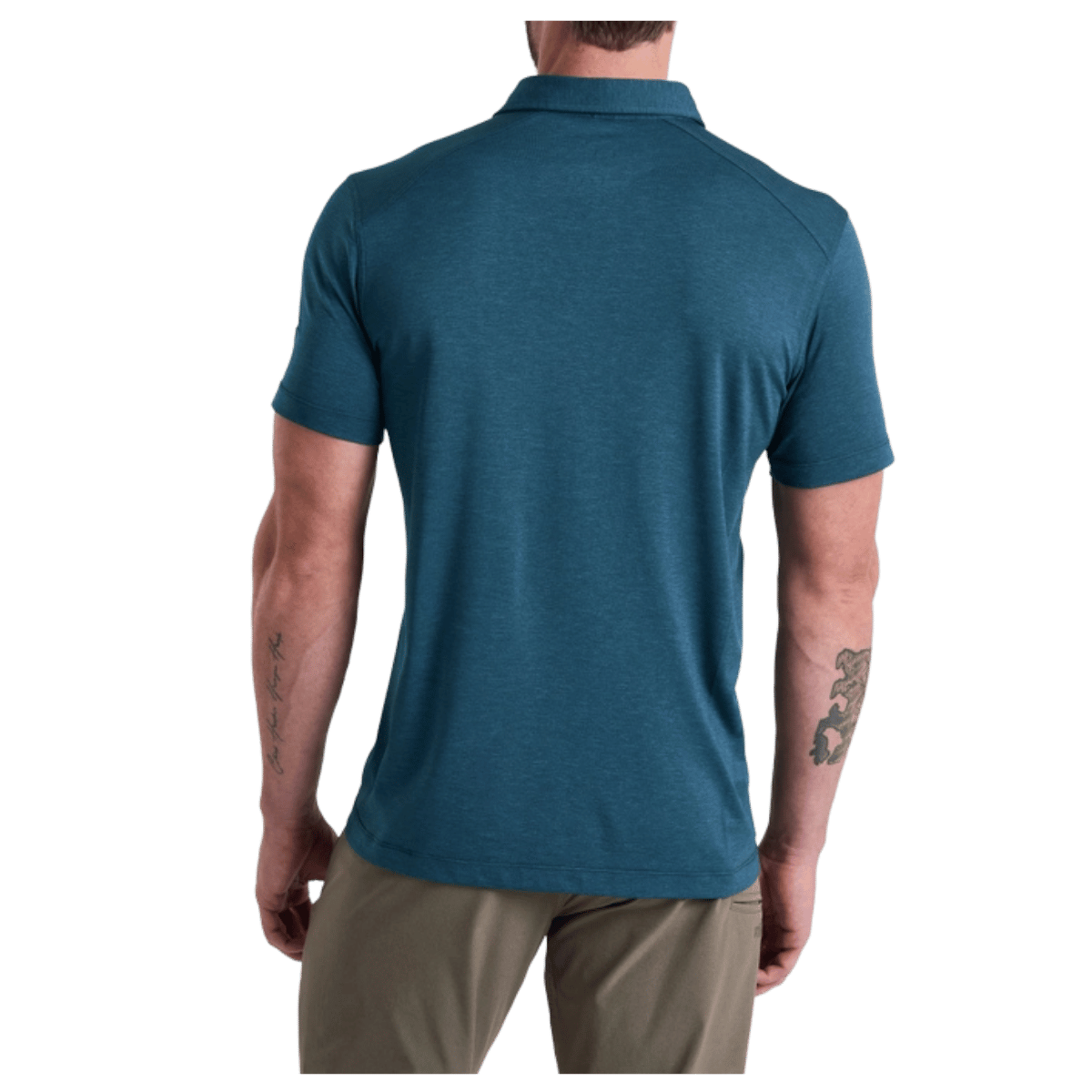 KUHL MEN'S SHADOW POLO SHIRT - PIRATE BLUE_BACK