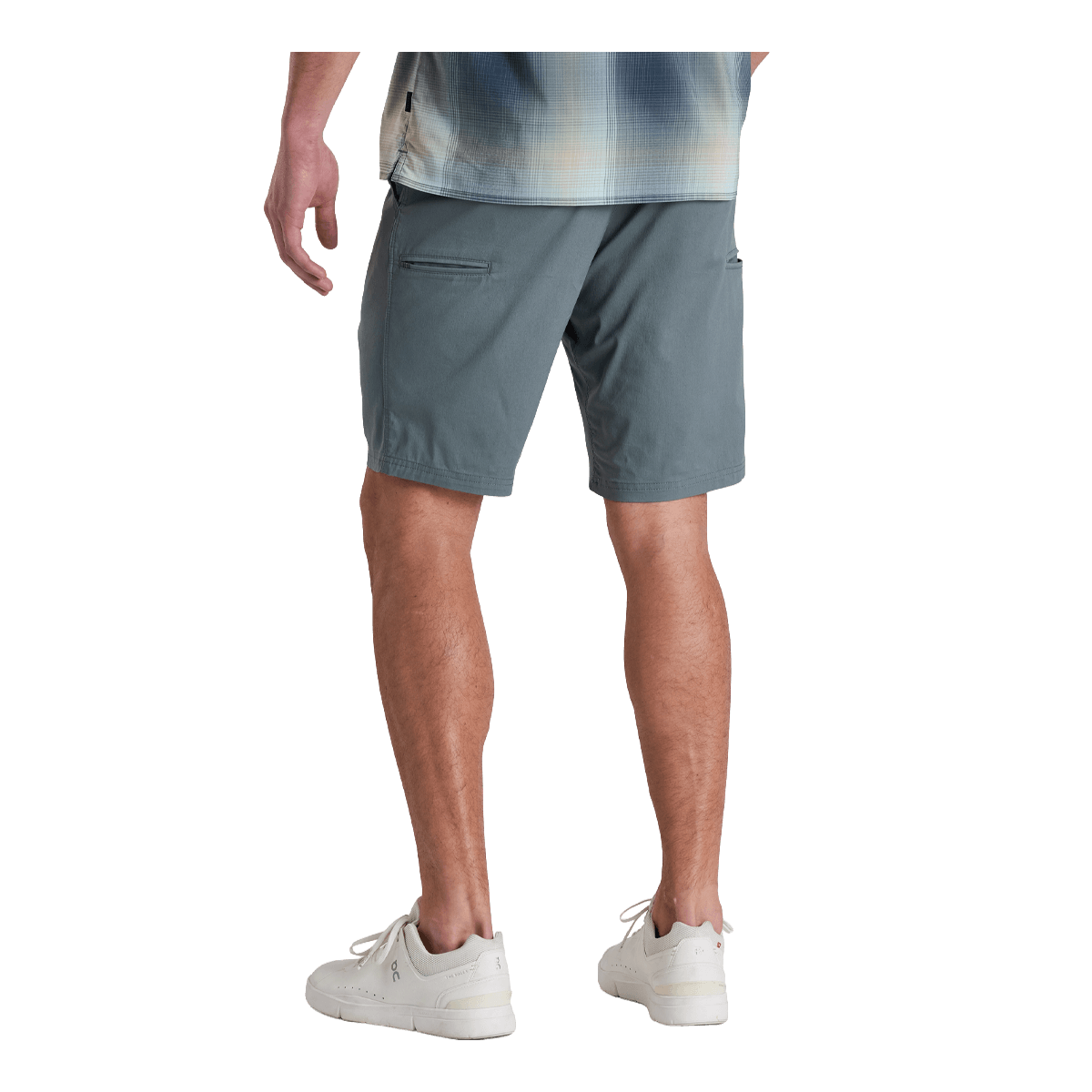 KUHL RESISTOR LITE CHINO SHORT - 10 INCH - CHARCOAL BLUE - BACK VIEW