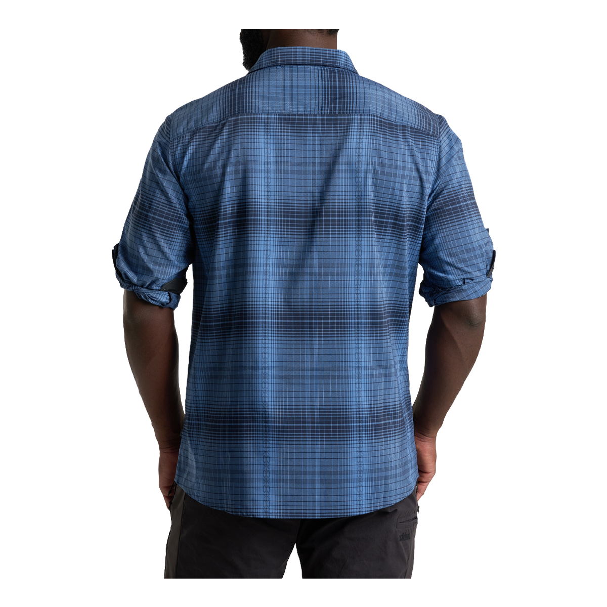 KUHL RESPONSE LITE LONG SLEEVE SHIRT - MIDNIGHT TIDE - BACK VIEW