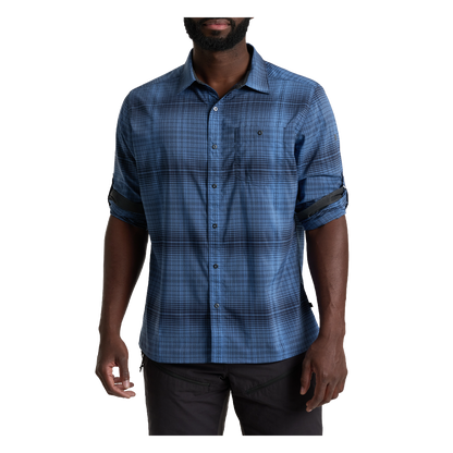 KUHL RESPONSE LITE LONG SLEEVE SHIRT - MIDNIGHT TIDE - FRONT VIEW