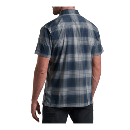 KUHL RESPONSE SHORT SLEEVE SHIRT - MIDNIGHT TIDE - BACK VIEW