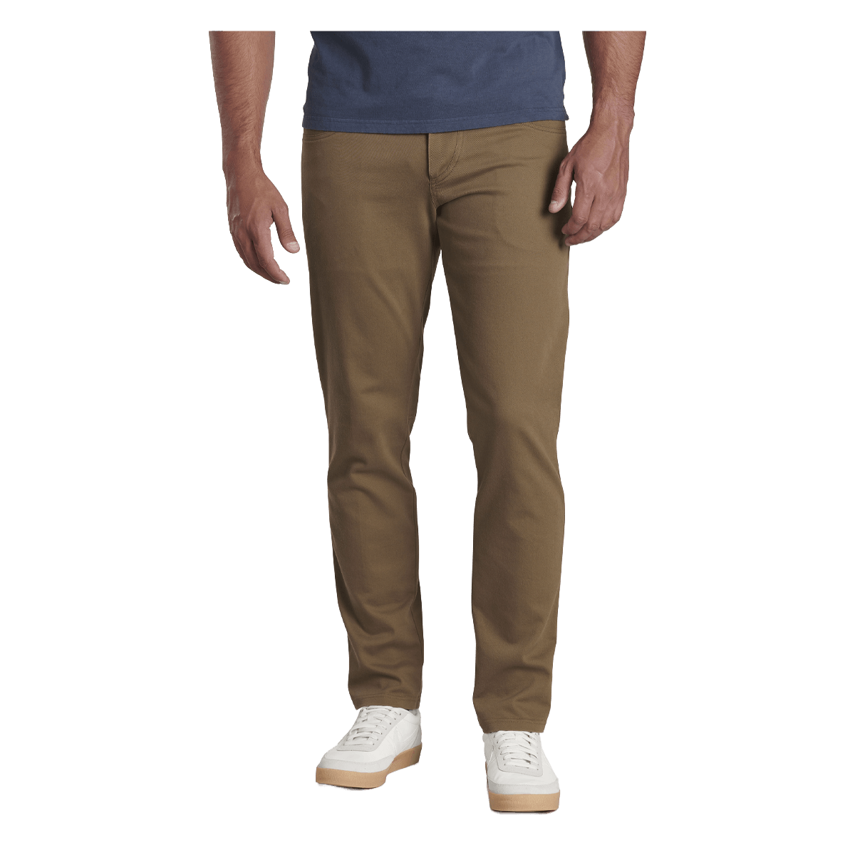 KUHL REVOLT JEAN TAPERED FIT - DARK KHAKI - FRONT VIEW