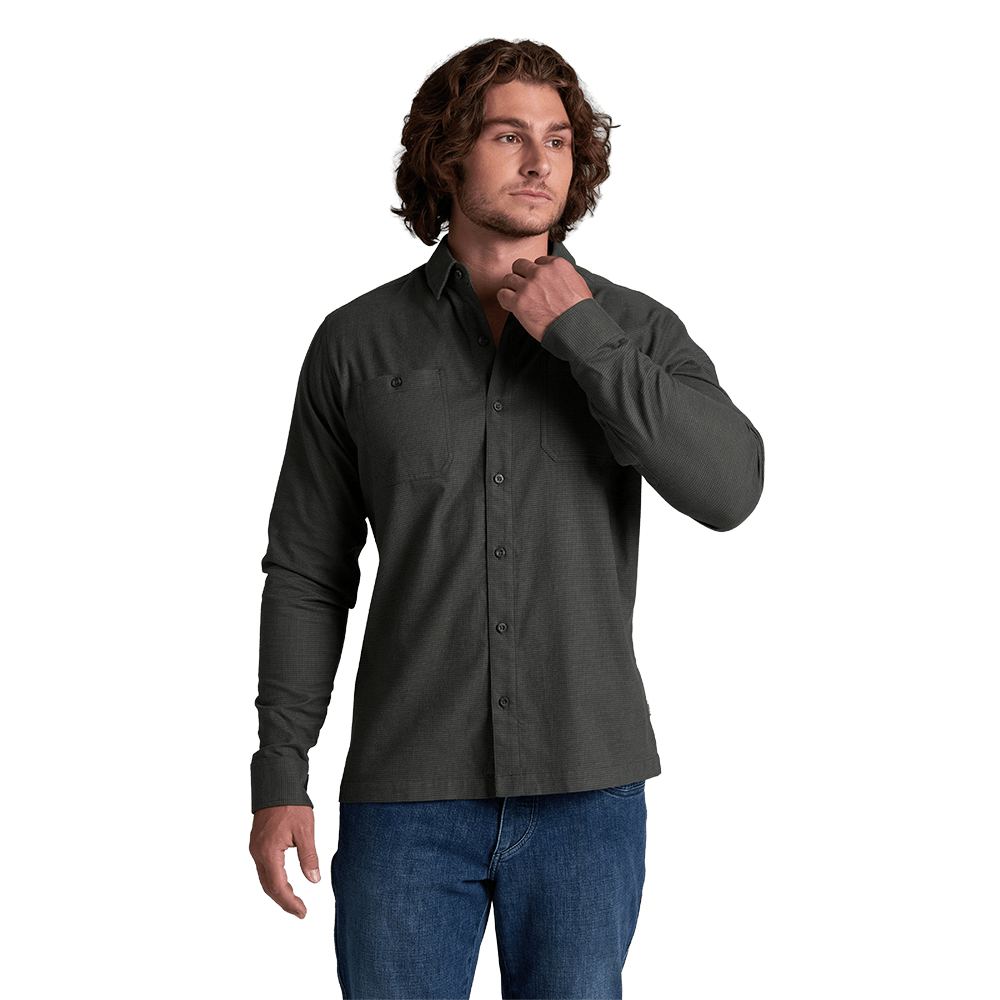 KUHL REVOLVR FLANNEL LONG SLEEVE- ONYX