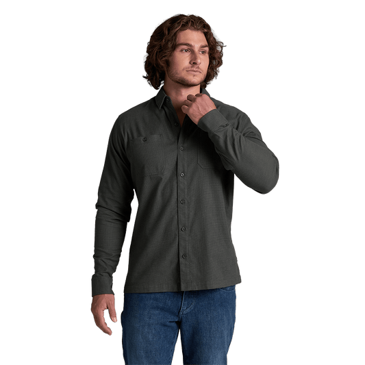 KUHL REVOLVR FLANNEL LONG SLEEVE- ONYX