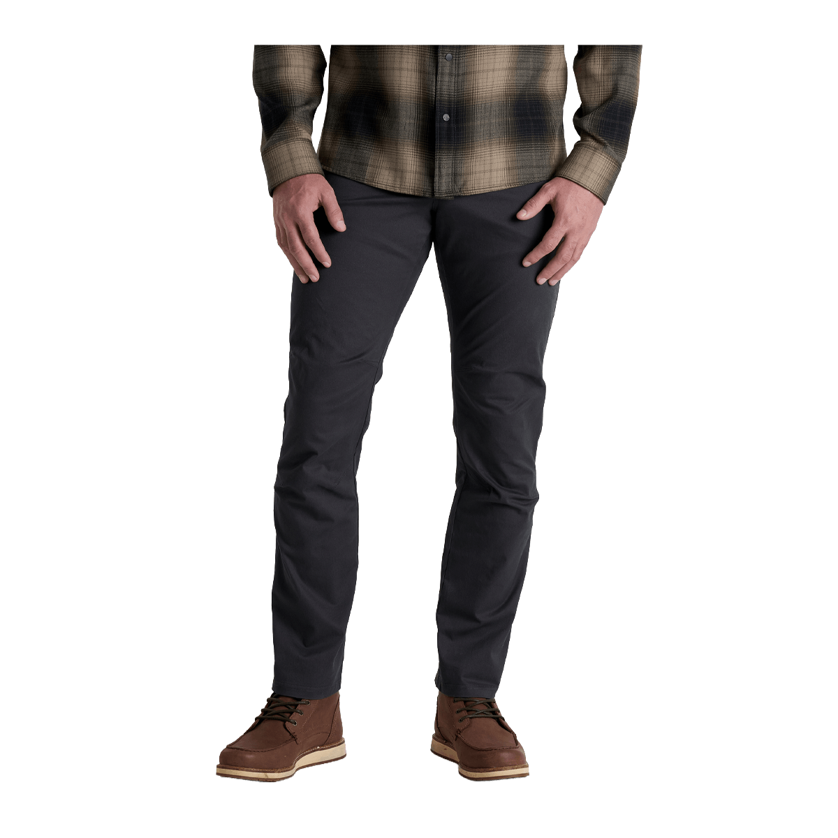 KUHL RYDR LITE KLASSIK FIT PANT - KOAL - FRONT VIEW