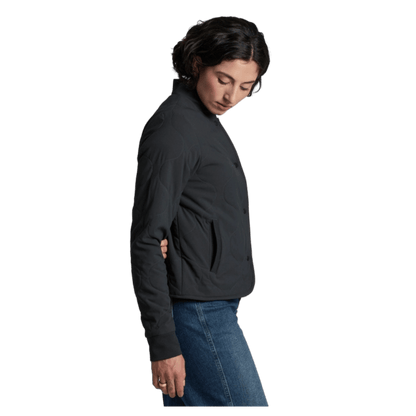 KUHL WOMEN'S SCOUT QUILTED JACKET - BLACK - SIDE VIEW