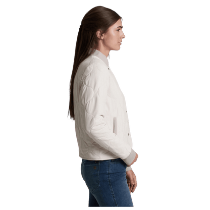 KUHL WOMEN'S SCOUT QUILTED JACKET - SEA SALT - SIDE VIEW