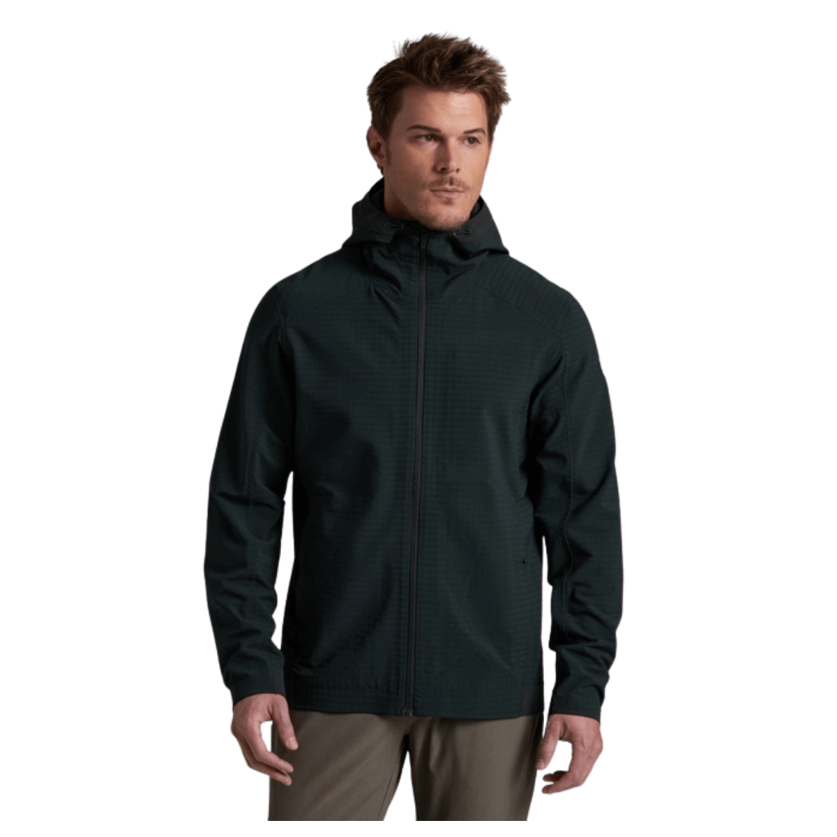KUHL SKRAMBLR SOFTSHELL GRID FLEECE - BLACKOUT_FRONT