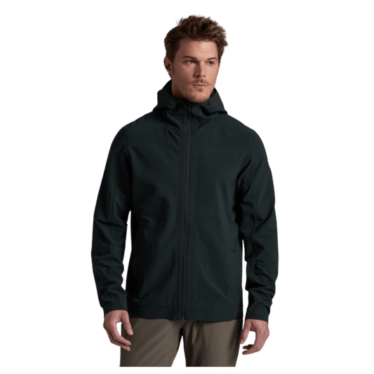 KUHL SKRAMBLR SOFTSHELL GRID FLEECE - BLACKOUT_FRONT