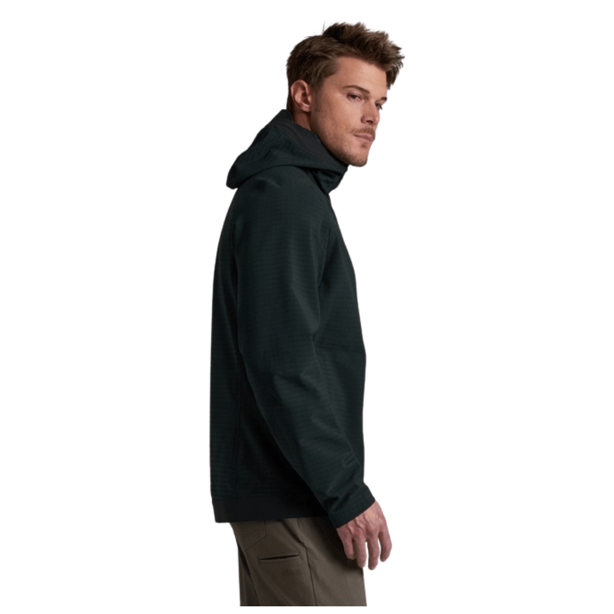 KUHL SKRAMBLR SOFTSHELL GRID FLEECE - BLACKOUT_SIDE