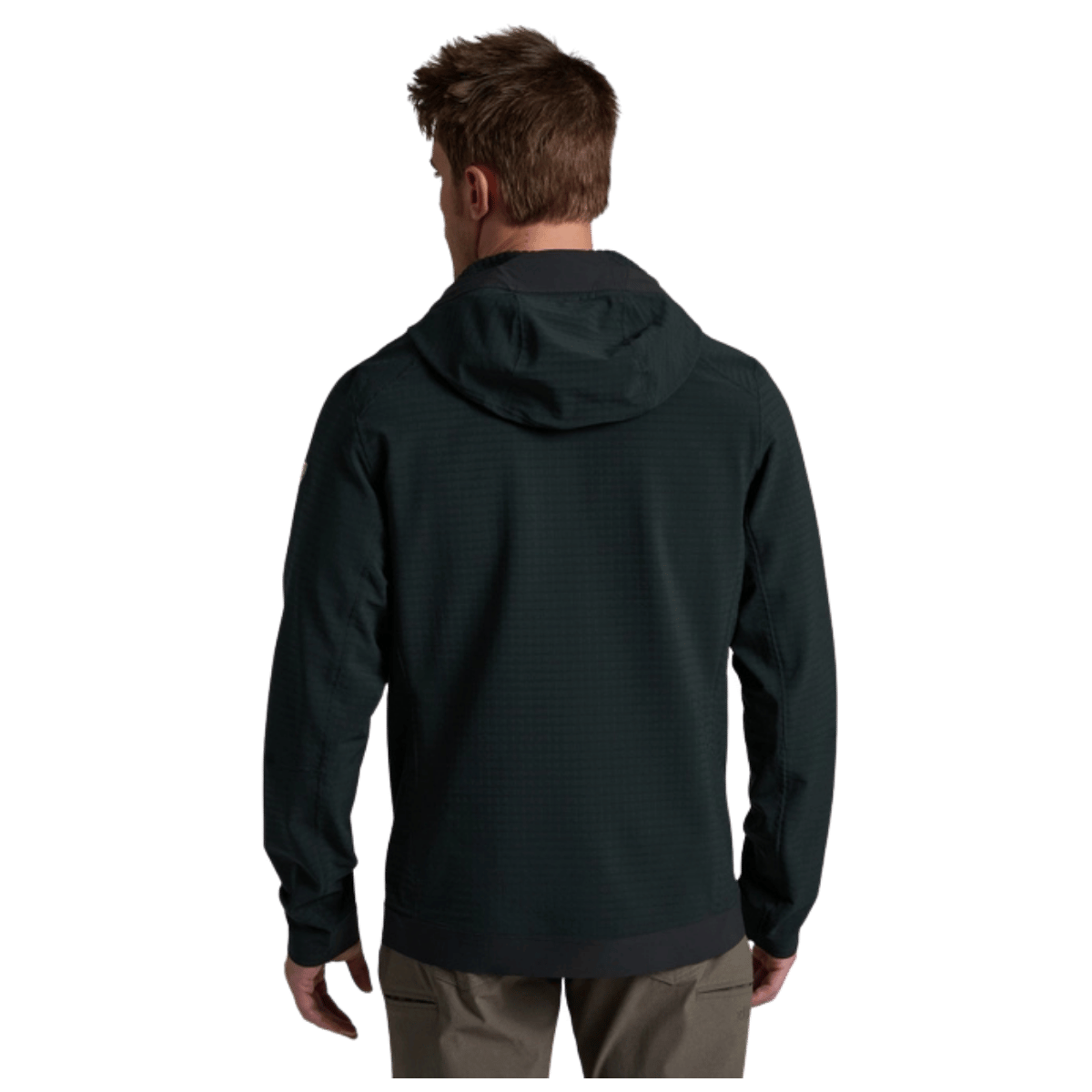 KUHL SKRAMBLR SOFTSHELL GRID FLEECE - BLACKOUT_BACK