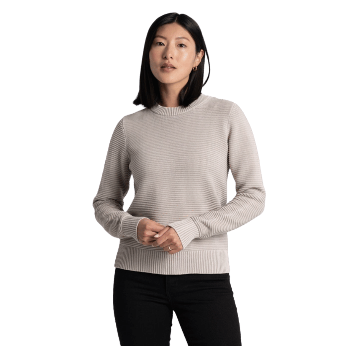 KUHL SOFIE SWEATER OTTOMAN KNIT - MOON LIGHT - FRONT