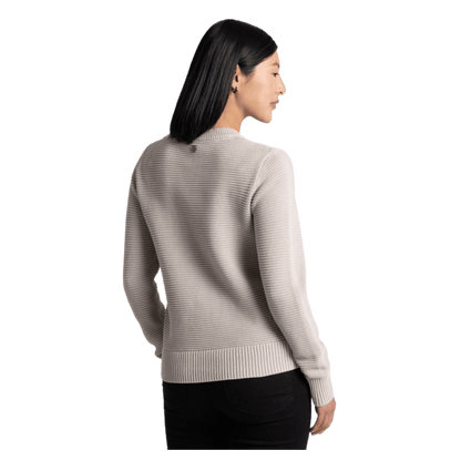 KUHL SOFIE SWEATER OTTOMAN KNIT - MOON LIGHT - BACK VIEW