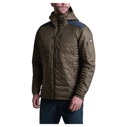 KUHL MEN'S SPYFIRE HOODY LIGHTWEIGHT INSULATION - KANTEEN - FRONT VIEW